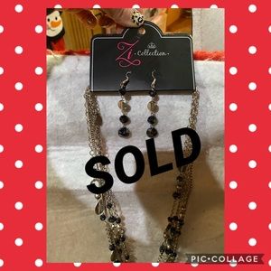 SOLD Paparazzi Zi Collection Necklace & Earrings